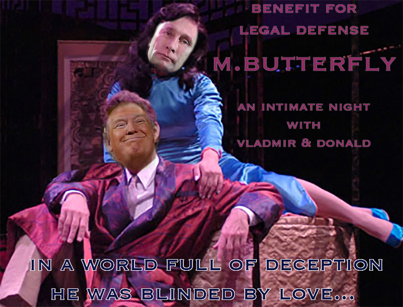 Poster for M.Butterfly with Vladmir & Donald