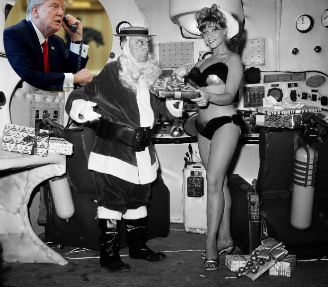 Trump: “Only Problem with Xmas is Santa”